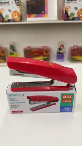 เครื่องเย็บกระดาษ MAX HD-10D แม็กซ์เย็บกระดาษ แม็กซ์ มีที่ถอน สีฟ้าสีชมพูสีเทา | เคแคมปัส เครื่องเขียน