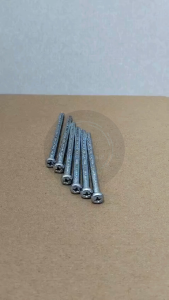 10 BUAH BAUT JP M5X75 PANJANG 75CM 75 CM OBENG PLUS M5 X 75 BAUD 5X75 5 X 75 MM 75MM PAN HEAD PUTIH GALVANIZ GALVANIS GALPANIS PITCH DRAT 0.8 SEKRUP SKRUP