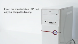 Bộ chuyển đổi USB Wi-Fi Mini Mercusys N300 MW300UM Chính Hãng