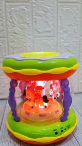Mainan Bayi Wonderland Merry Go Go Komedi Putar Baby Toys Baterai Charge CY-6067B