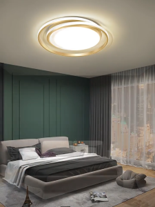 Lampu Plafon 3 Warna LED Lampu hias minimalis modern ruang tamu lampu gantung kamar tidur Nordik