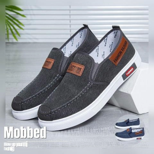 KDAShop จัดส่งที่รวดเร็ว  รองเท้าผ้าใบแฟชั่นชาย เป็นงานสลิปออน ไร้เชือก ใส่ถอดก็ง่าย เบา ใส่สบาย ราคาสุดคุ้ม  รุ่นนี้บอกเลยว่าไม่ควรพลาด