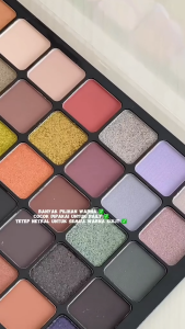[BPOM] MGL 40 Color Eyeshadow Palette Utopia Pigmented And Smooth Powder Long Lasting