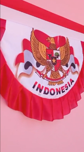 Bendera Background Merah Putih Model Garuda 10 Meter