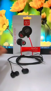 Handsfree + MIC ONE PLUS Headset Stereo Earphone Music