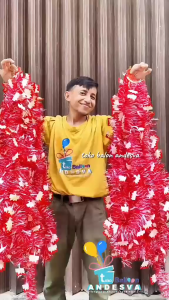 Slinger Merah Putih Garuda Kotak / Slinger Merah Putih Ornamen Bendera Garuda / Hiasan Rumbai merah putih dekorasi 17 Agustus HUT RI