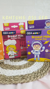 [ BISA COD ] Gea Baby Kantong Asi 120ml / Plastik Asip Breastmilk Storage Bag / tempat simpan asip/ ganti botol / fleksibel / steril