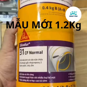 Keo 2 Thành Phần Gốc Nhựa Epoxy Sikadua 731- 1kg- Keo Cấy Thép Vào Trong Bê Tông Cao Cấp 1kg