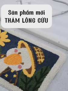 [FREESHIP 🎁] Thảm Chùi Chân Lông Cừu Thảm Lau Chân Lông Mịn Dày Đế Cao Su Chống Trơn Trượt Siêu Thấm Cao Cấp 40x60cm