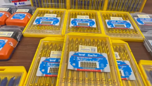 Mũi Khoan Đa Năng chữ thập (4 Cạnh) Size 6.0 li -(Hộp 10 Mũi KingTom ) KhoanTường Kính Gạch Men Granite Gỗ SắtNhômĐồng