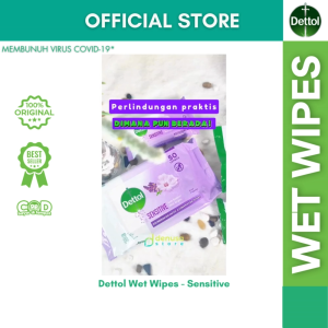 Tisu Basah Dettol: Perlindungan Tangan dari Virus & Kuman