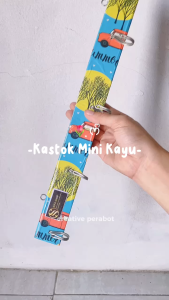 Kapstok Kayu Tempel Dinding / Gantungan Baju Kayu Motif