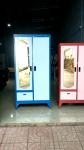 Tủ sắt đựng quần áo 2 cánh - Tủ sắt đựng quần áo 3 cánh giá rẻ giao nhanh HCM BD ĐN