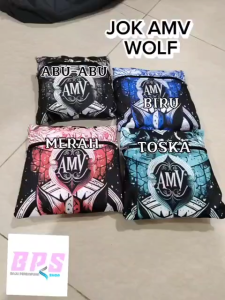 Cover Sarung Jok Motor AMV Wolf Edition Waterproof Anti Air Pelindung Penutup Jok Besar dan Kecil