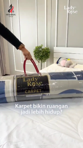 Lady Rose - Karpet 140x190 - Motif Abstrak / Bunga / Geometri / Minimalis