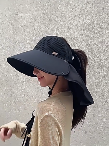 ThaiBeats หมวกปีกกว้าง หมวกกันแดดกันUV หมวก​บั​กเก็ต มีผูกโบว์ แฟชั่นผู้หญิง