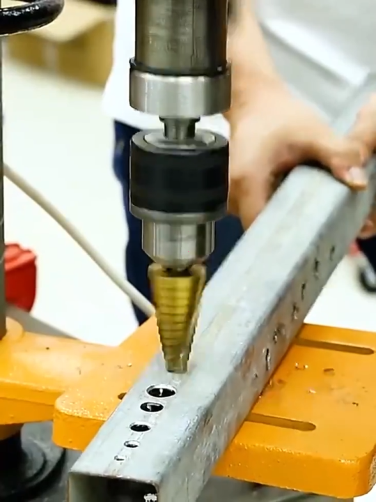 Titanium Step Drill Bits Drilling & Twisting Metal - 6 Piece Set | Bit