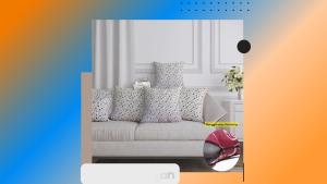 Sarung bantal kursi/Sarung Bantal Sofa Resleting Motif Bunga Elegan/Mewah/Aesthetic LP