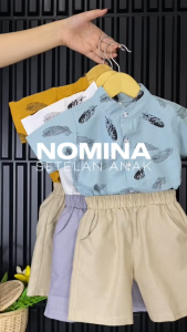 Setelan Kemeja Anak Cowok NOMINA 1-4 Tahun / Baju Anak Berkualitas