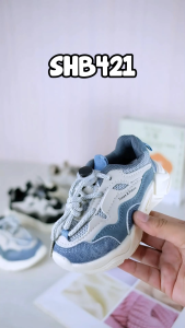 SHB421 Sepatu Sneakers Anak Laki-Laki & Perempuan Import Size 21-30