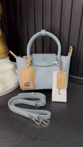 Túi đeo chéo nữ thiết kế quai cầm cố định chắc chắn chất da dày dặn NEW TREND 2024 (Size 19)