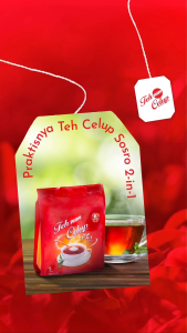 Teh Sosro Celup 2 in 1 plus gula isi 5 kantong