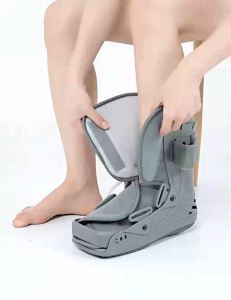 S/M/L walker boot เอ็นร้อยหวายรองเท้าข้อเท้าข้อต่อตรึงรั้งเท้าแตกหักแตกเดินบนพื้นสิ่งประดิษฐ์ป้องกันฟื้นฟูรองเท้าปูนปลาสเตอร์