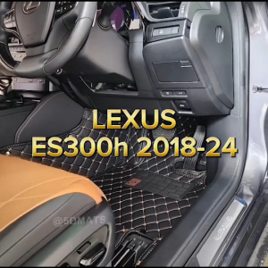 พรมรถยนต์ 6D LEXUS ES300h 2018-24 พรม6D QJ เล็กซัส หนาพิเศษ เข้ารูป รวมแผ่นท้าย เต็มคัน