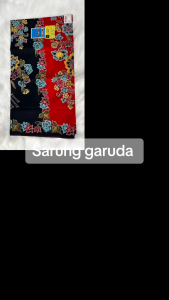 SARUNG BATIK WANITA MOTIF KEMBANG CAP GARUDA / SARUNG BATIK KATUN HALUS SUDAH SIAP PAKAI