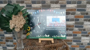 PROMO JAM DINDING FOTO SENDIRI/KADO PERNIKAHAN /WISUDA/PERPISAHAN/SEKOLAH/WEDDING