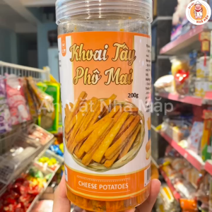 Snack Khoai Tây Phô Mai Que Cay Vị Thái Thơm Béo Hũ 300g