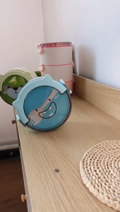 Rantang Susun Tempat Makan Anak Karakter Kotak Bekal Motif Lunch Box Set Sendok Bpa Free