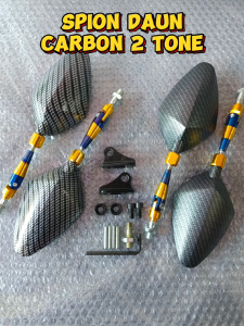 PROMO SPION DAUN CARBON UNIVERSAL MOTOR MIO M3 FINO NMAX FAZZIO BEAT SCOOPY GENIO VARIO 125 150 PCX 150 160 SEVEN