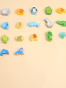 พร้อมส่ง 100Pcs ของเล่นเด็ก ของเล่นไม้ร้อยเชือก บล็อกไม้ร้อยเชือก ของเล่นเด็กเสริมพัฒนาการ