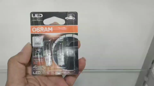 Osram ไฟหรี่ ไฟส่องป้ายทะเบียน ไฟห้องโดยสาร ไฟส่องแผนที่ LED T10 6000K SL Advance แท้ 100% รับประกัน 4 ปี