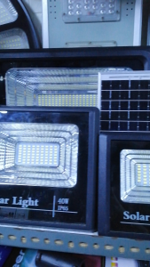 Bosca Solar LED Flood Light 25W/40W/60W Aluminum Body with Remote - IP65 Durable Outdoor Lighting