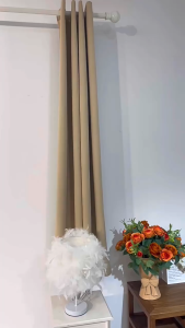 Blackout Curtains Block 99% Of Uv Rays Kurtina Solid Color Curtains Home Curtains Shower Curtains Waterproof Without Drilling Insulation