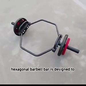 Hexagonal Barbell Bar 5CM Olympic Trap Bar Hex Bar Shrug Bar Hex Deadlift Squat Bar Bar Mengangkat hu Barbel