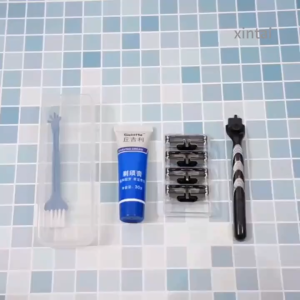 Triple manual razor shaver razor mens face shaver old-fashioned knife frame head blade 3 layers