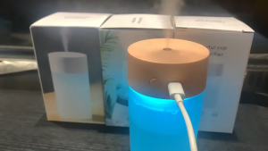 USB Ultrasonic Air Humidifier LED Light Mini Essential Oil Diffuser Car Purifier Aromatic Anion Spray Romantic Light