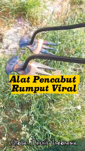 Cangkul Panjang 65cm: Alat Taman & Pencabut Rumput Liar