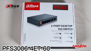 Dahua 4-Port/8-Port/16-Port/24-Port PoE switch(Unmanaged)(Hi-PoE) 10/100Mbps Fast Ethernet Switch