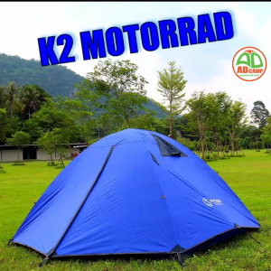 เต็นท์ K2 Motorrad เต็นท์แคมป์ปิ้ง  2 คนนอน แถมฟรีกราวด์ชีท กันน้ำ100% รับประกันตลอดอายุการใช้งาน