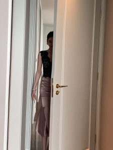 ZYHT EraVogue เดรสผู้หญิง เดรสสีชมพู เดรสหางปลา เดรสลูกไม้ เดรสทำงาน เดรสไฮโซ เดรสวินเทจ เดรสออกงาน เดรสปาร์ตี้ ชุดราตรี 65027