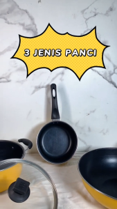 Panci Anti Lengket Lengkap Tutup Kaca Asta Lemona Set 7 pcs