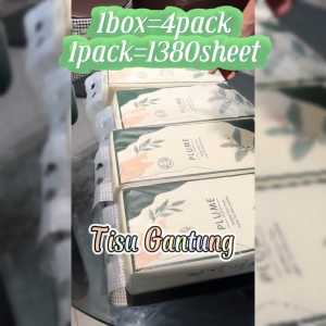 【4PACKS】 DWY tissue gantung 5520 sheets bamboo tissue 4-ply AIR-cushion Cheerful Tissue tisu viral soft tissue hanging tissue