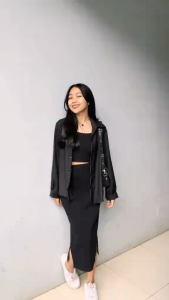 Kemeja Shakila Twill Wanita Korean Style