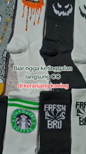 Kaos Kaki Oldschool Motif Skate Merk Panjang Premium - Hosela Project