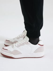 Skechers สเก็ตเชอร์ส รองเท้าผู้ชาย Men Online Exclusive SKECHERS Street Koopa Volley Low Lifestyle Shoes - 183241-WGRN