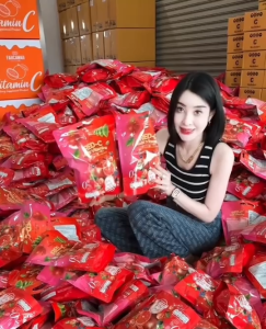 (ของแท้ พร้อมส่ง)Red-c คอลลาเจนแดง+วิตมินซีส้ม 1 ห่อ มี 30 ซอง คุ้มมาก คอลลาเจนนำเข้าจากเกาหลี ผิว ผม เล็บ